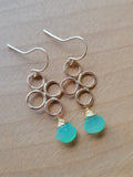 Chrysoprase Mini Bubble Earrings